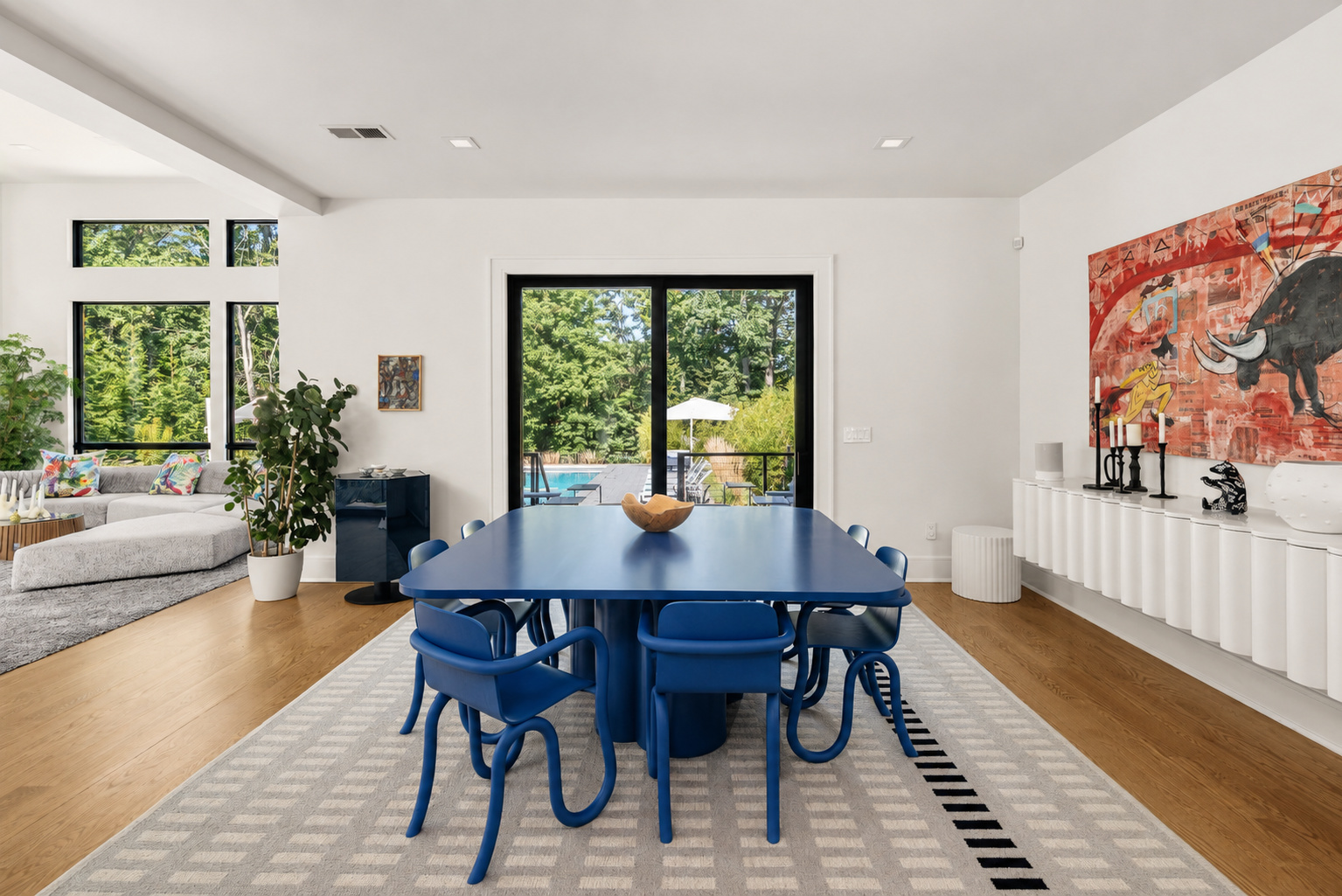 Dining area at 286 Hartshorn Drive, Short Hills