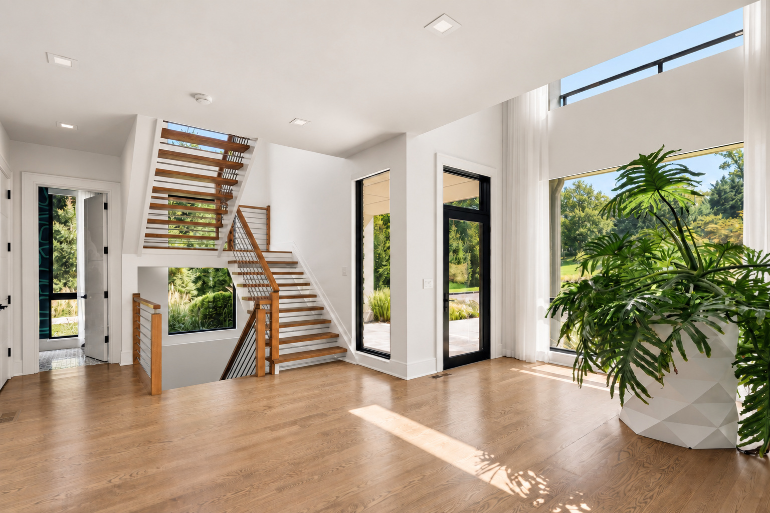 Foyer detail at 286 Hartshorn Drive, Short Hills