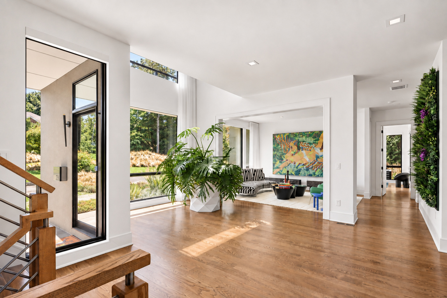 Foyer view at 286 Hartshorn Drive, Short Hills