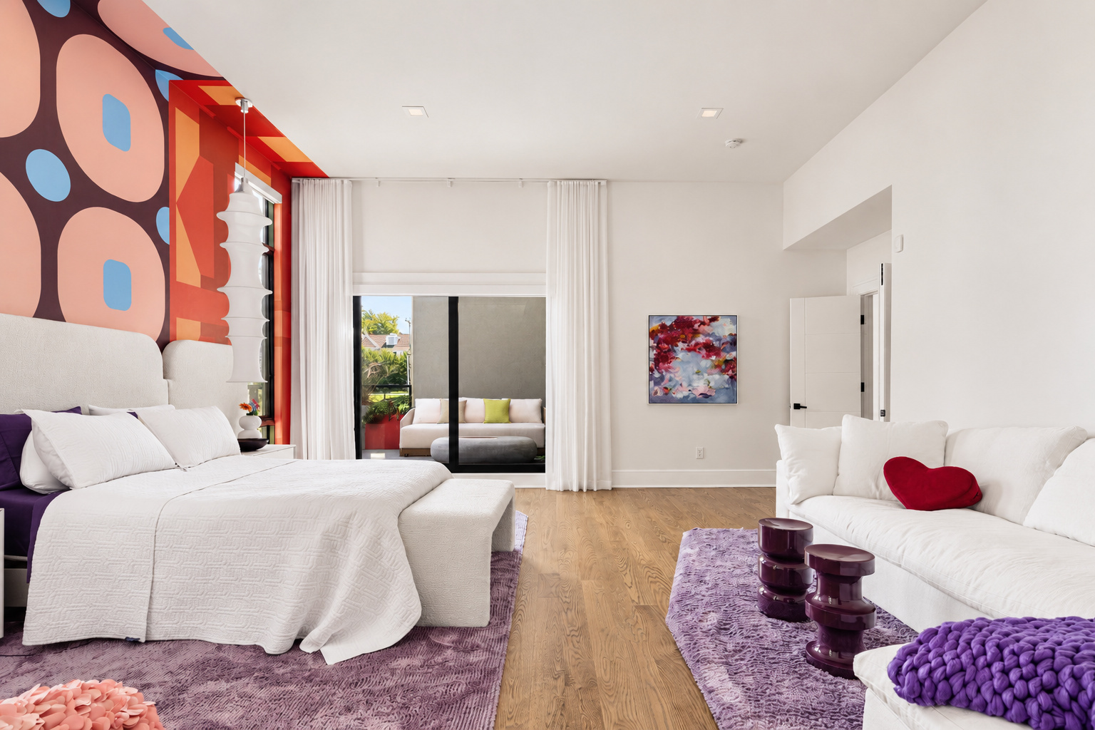 Primary bedroom view at 286 Hartshorn Drive, Short Hills