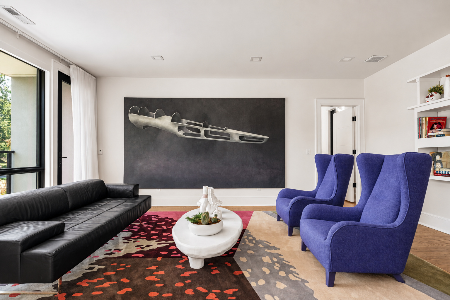 Upstairs lounge at 286 Hartshorn Drive, Short Hills